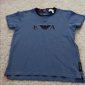 Emporio Armani Kids Navy Tee in size 36M